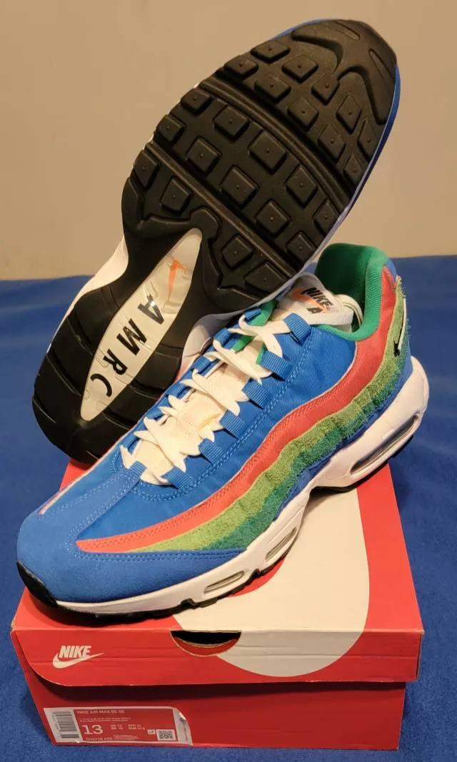 Nike air max 95 se running club light photo blue