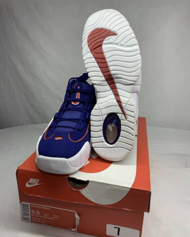 Nike air max penny usa deep royal blue gym red white