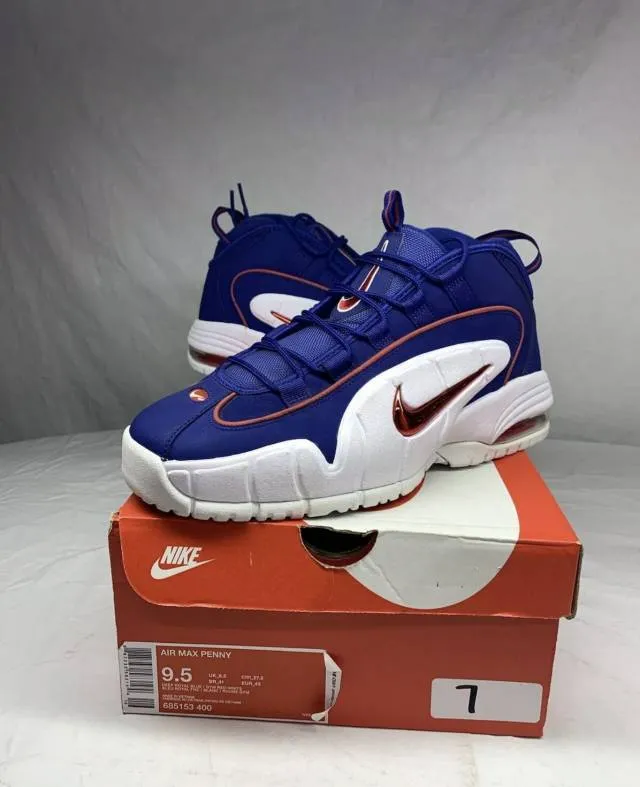 Nike air max penny usa deep royal blue gym red white