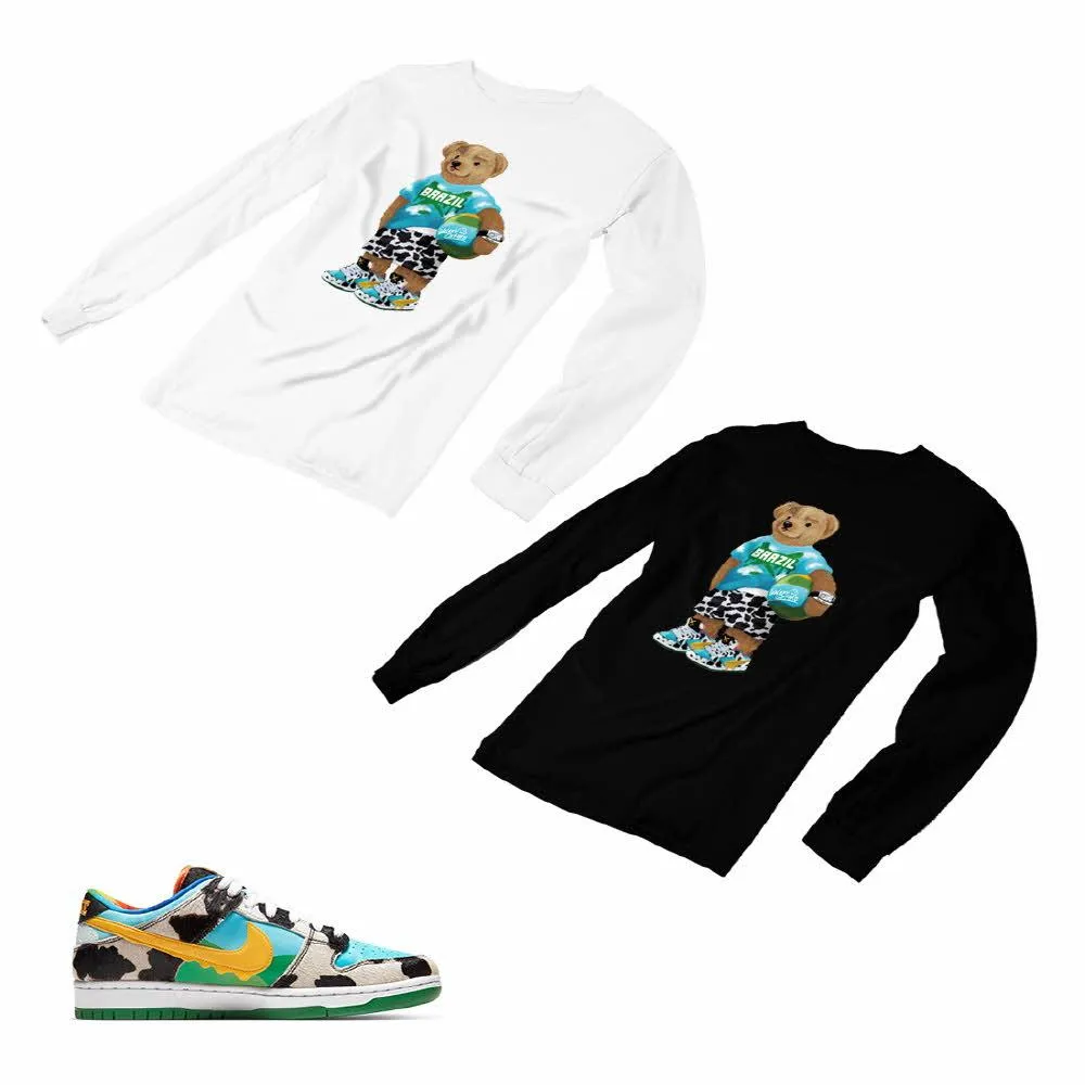 Nike Dunk Ben Jerry’s Matching Custom Designed Long Sleeve T shirt ND 1-2-20