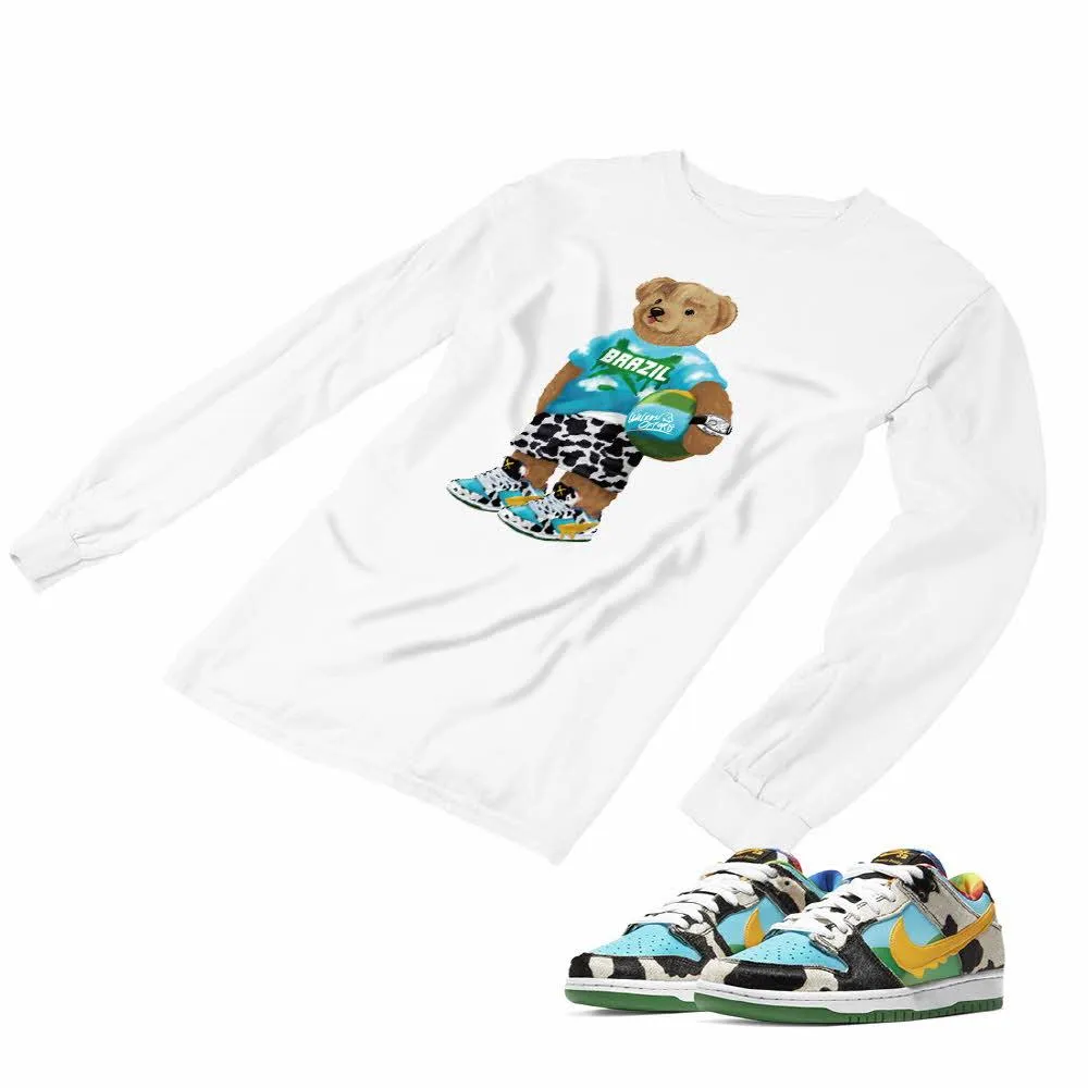 Nike Dunk Ben Jerry’s Matching Custom Designed Long Sleeve T shirt ND 1-2-20