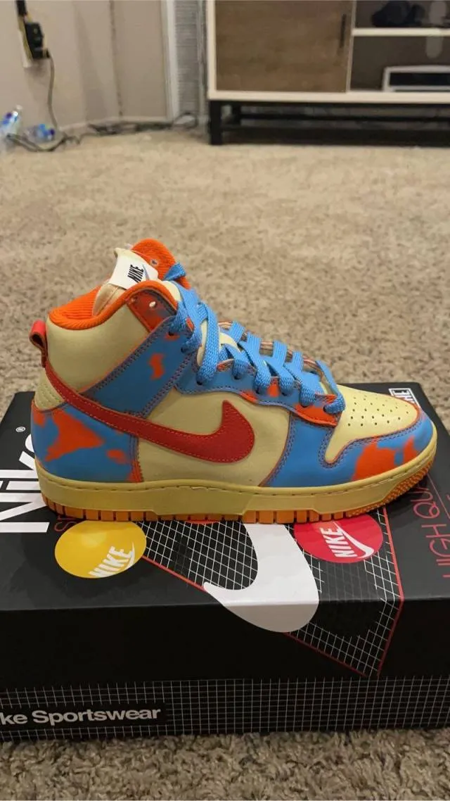 Nike dunk high 1985 acid wash