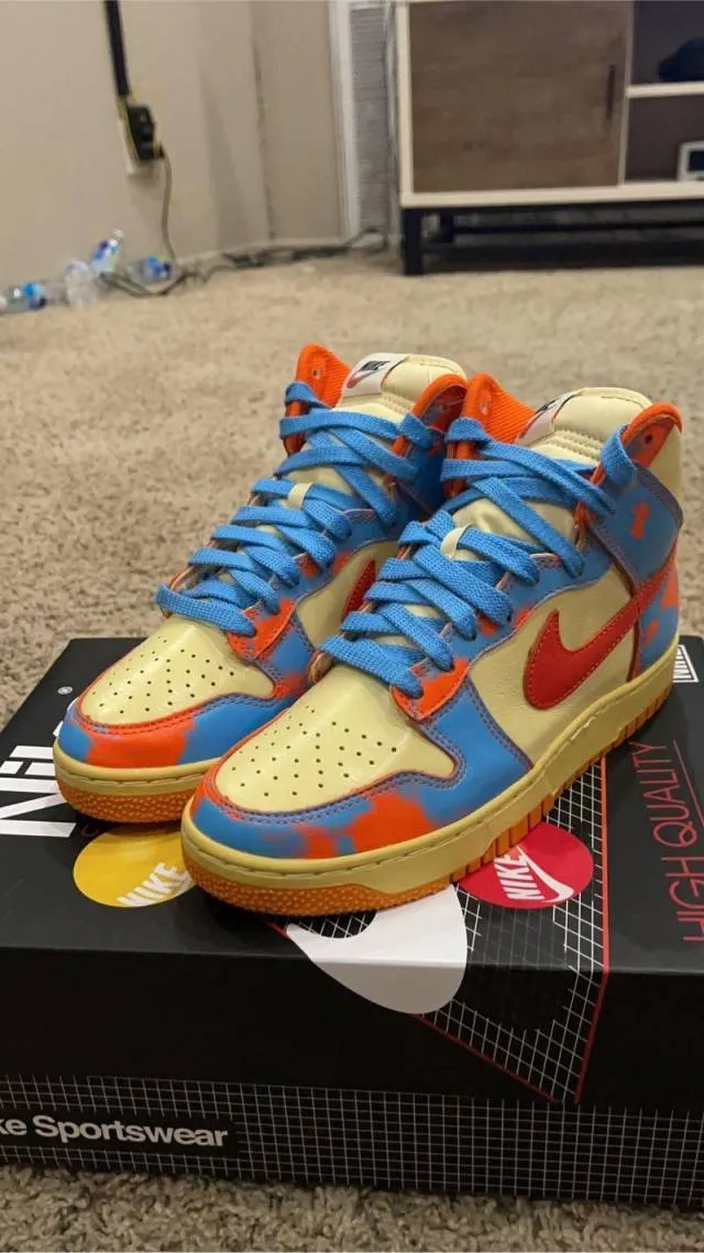 Nike dunk high 1985 acid wash