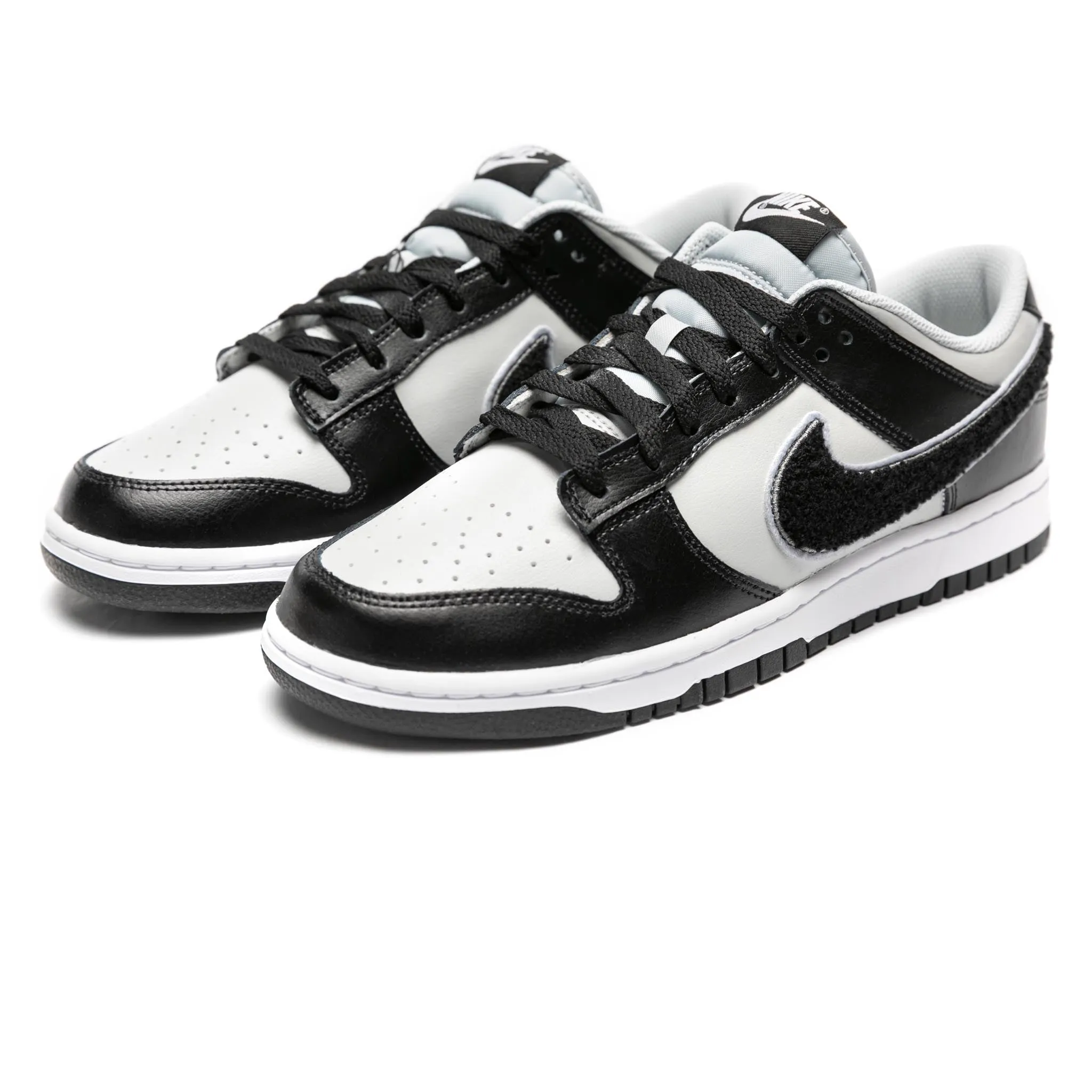 Nike Dunk Low 'Chenille Swoosh' Black/Grey