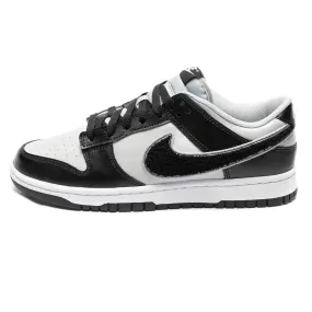 Nike Dunk Low 'Chenille Swoosh' Black/Grey