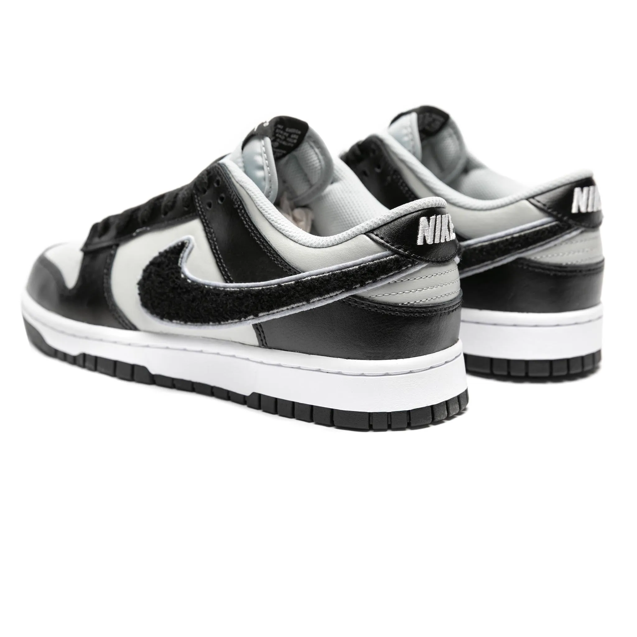 Nike Dunk Low 'Chenille Swoosh' Black/Grey