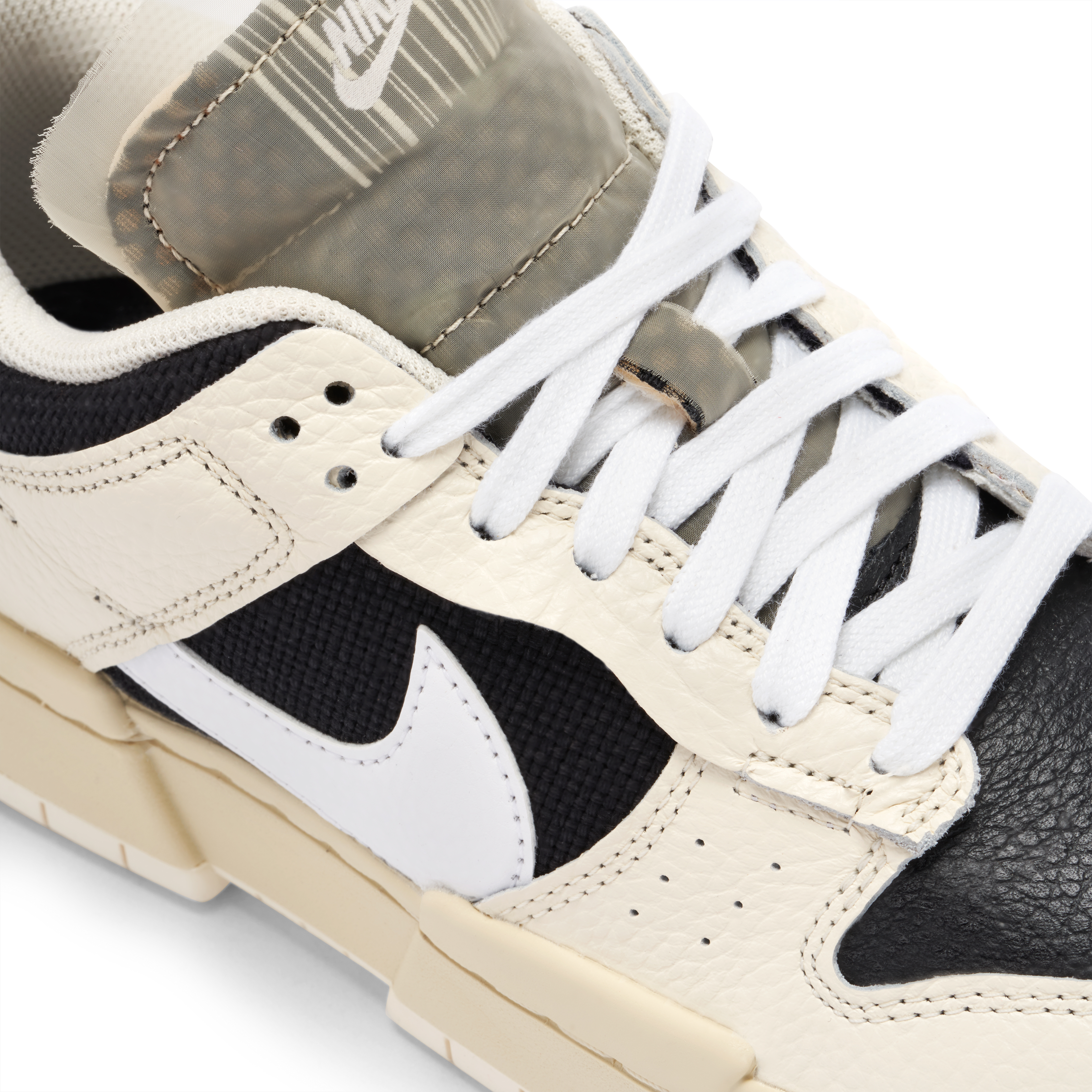 Nike Dunk Low Disrupt Ivory Black Womens | DD6620-001 | Laced