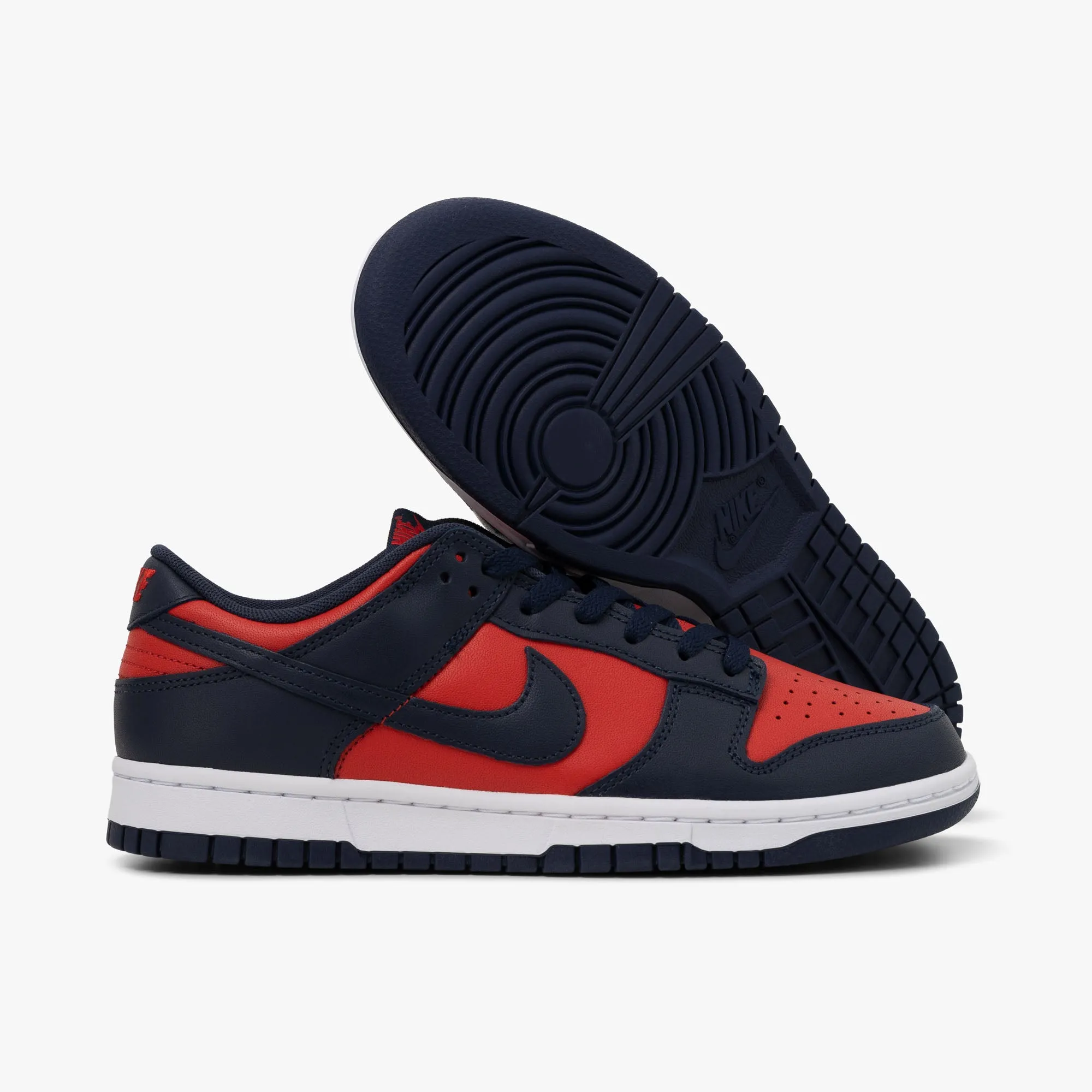 Nike Dunk Low Retro University Red / Obsidian - White