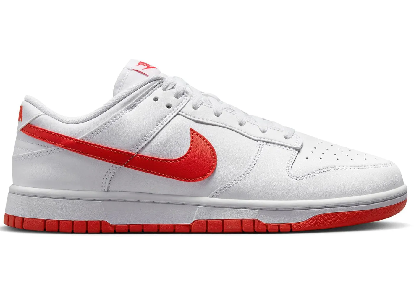 Nike Dunk Low Retro White Picante Red