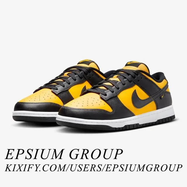 Nike dunk low (reverse goldenrod/ yellow/ black/ university gold/ white) men us 8-13 fz4618-001