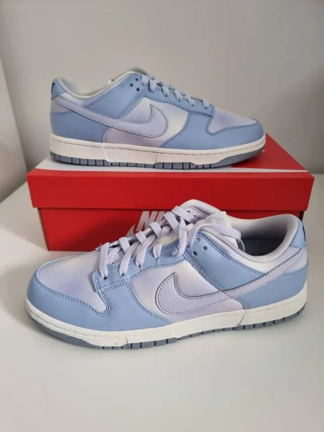 Nike Dunk Low WMNS White Blue Airbrush