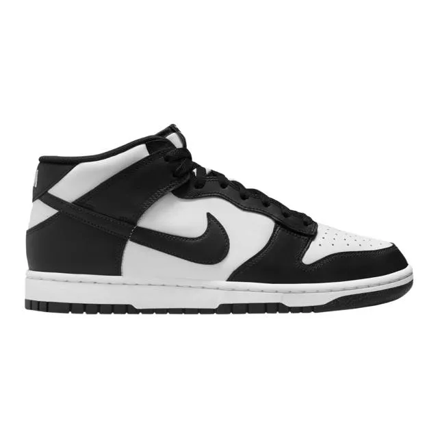 Nike dunk mid (panda/ white/ black/ white/ black) men us 8-13 fq8784-100