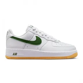 Nike Men Air Force 1 Low Retro Qs (white / forest green-gum yellow)