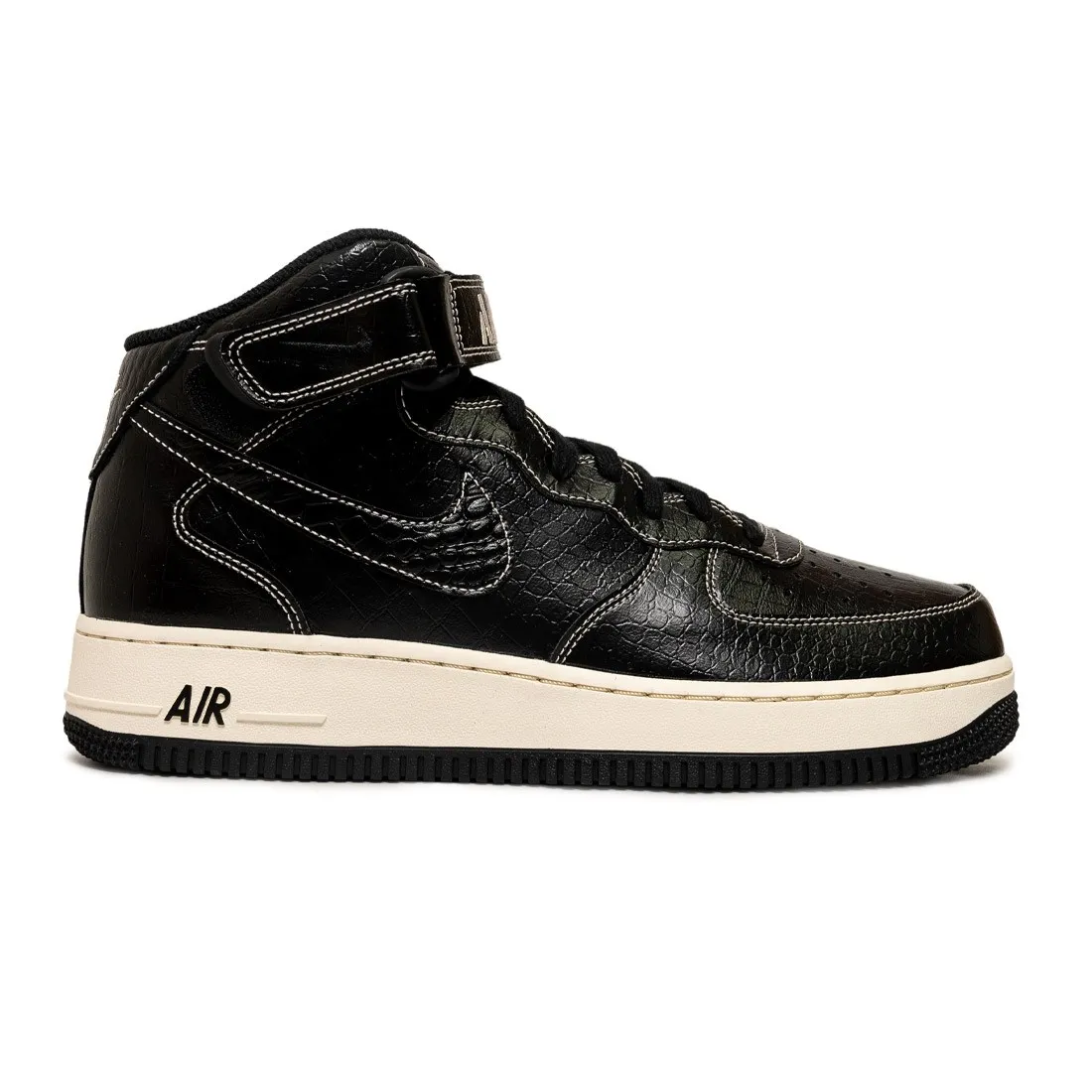 Nike Men Air Force 1 Mid '07 Lx (black / black-pale ivory)