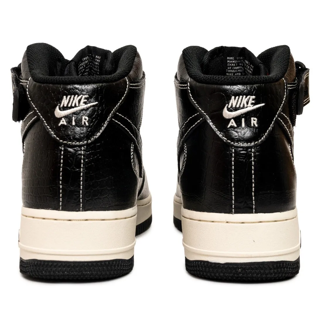 Nike Men Air Force 1 Mid '07 Lx (black / black-pale ivory)