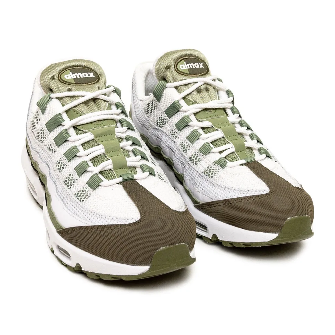 Nike Men Air Max 95 (white / oil green-medium olive)