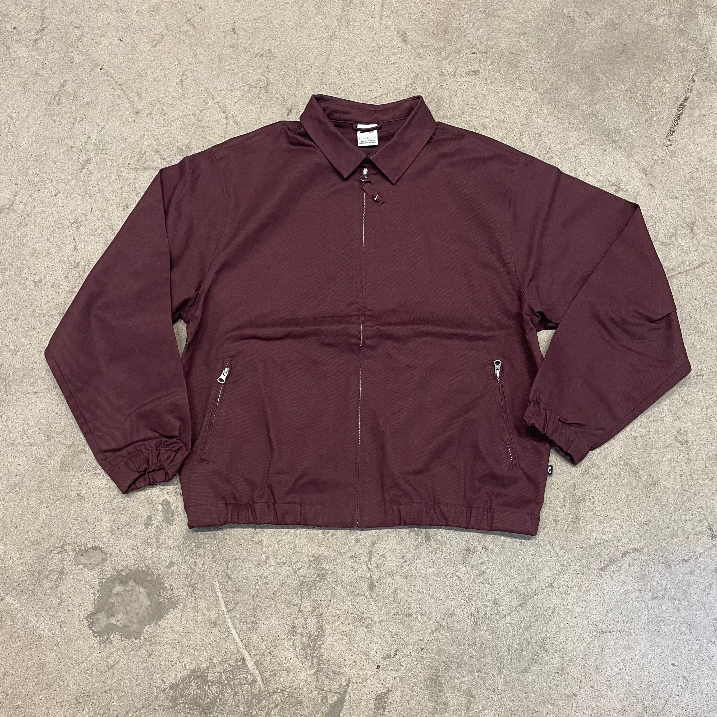 Nike SB Woven Twill Premium Skate Jacket Burgundy Crush