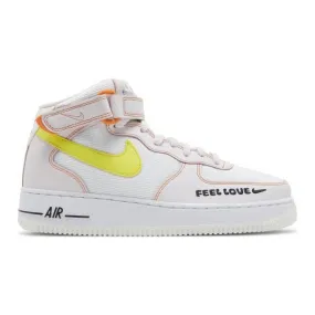 Nike Women's Air Force 1 '07 Mid (Feel Love/ White/ Pear...