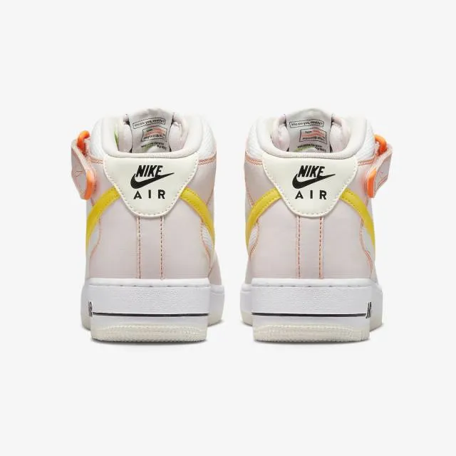 Nike Women's Air Force 1 '07 Mid (Feel Love/ White/ Pear...