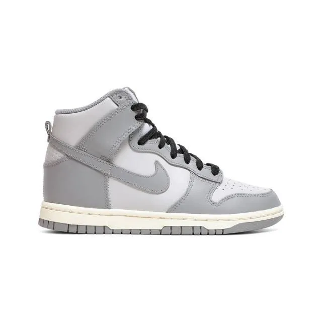 Nike women's dunk high (aged grey/ grey/ white/ sail/ cream) size