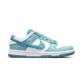 Nike women's dunk low (blue paisley/ worn blue/ white) sizes 6-10