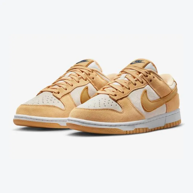 Nike women's dunk low (celestial gold suede/ tan/ celestial gold/ wheat gold/ sail/ gold suede/ midn