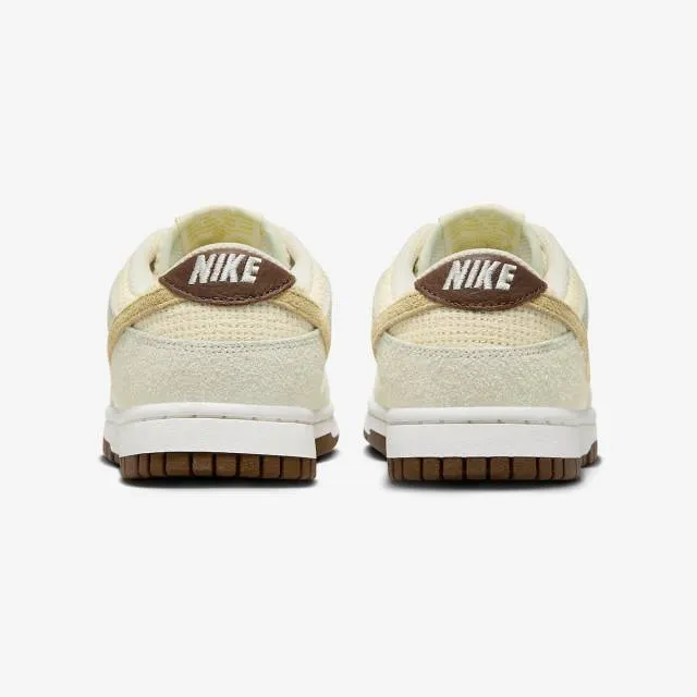 Nike women's dunk low (coconut milk hemp/ cream/ coconut milk/ light yellow/ light green/ brown) siz