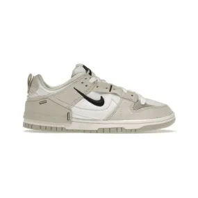 Nike women's dunk low disrupt 2 (pale ivory/ black/ white/ grey)