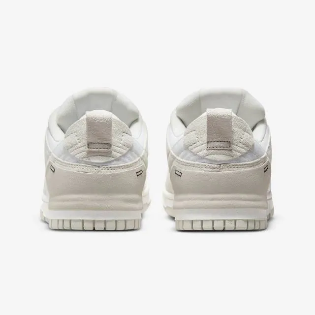 Nike women's dunk low disrupt 2 (pale ivory/ black/ white/ grey)