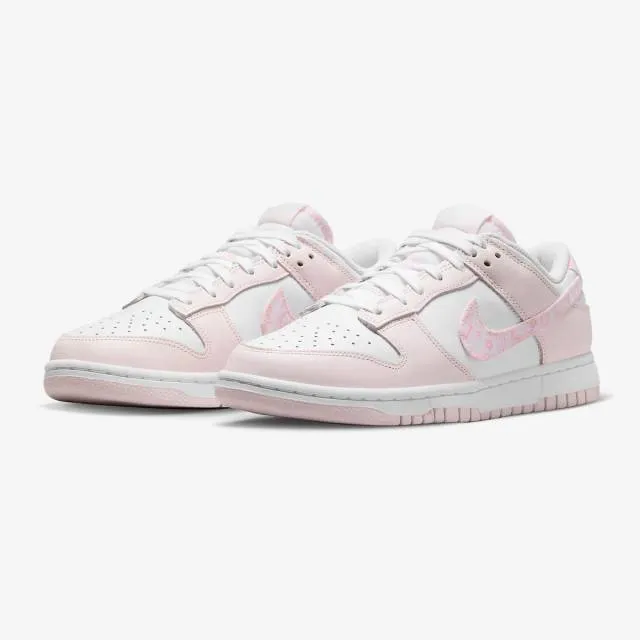 Nike women's dunk low (pink paisley/ white/ pearl pink) sizes 6-10 fd1449-100