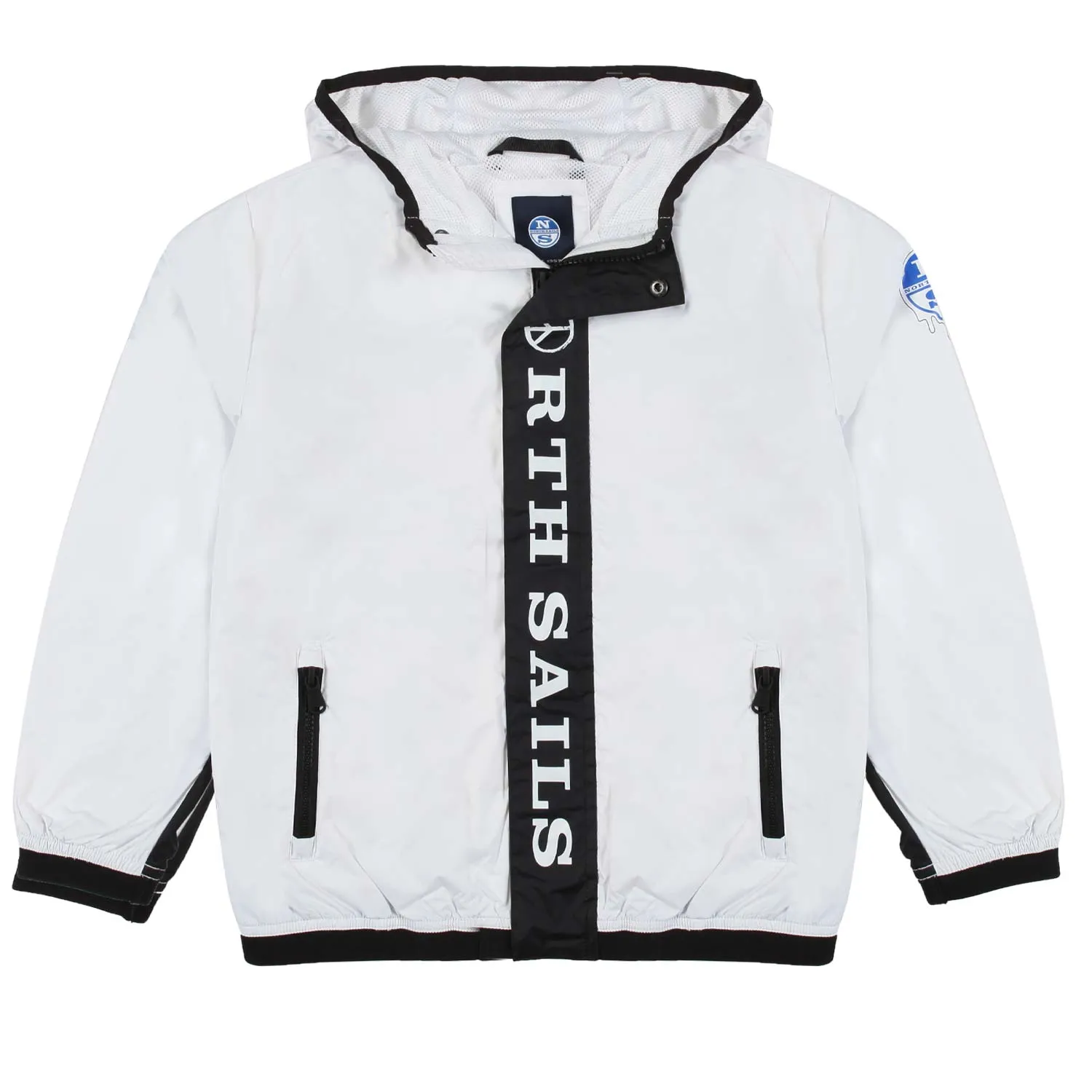 North Sails Black And White Kelaa Jacket For Kids And Teens