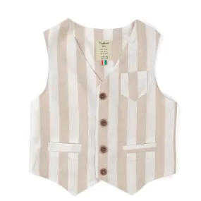 Nupkeet Striped Vest For Boy