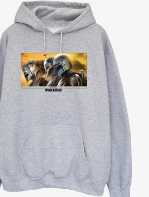 NW2 The Mandalorian Group Adult Grey Printed Hoodie | Women | George at ASDA