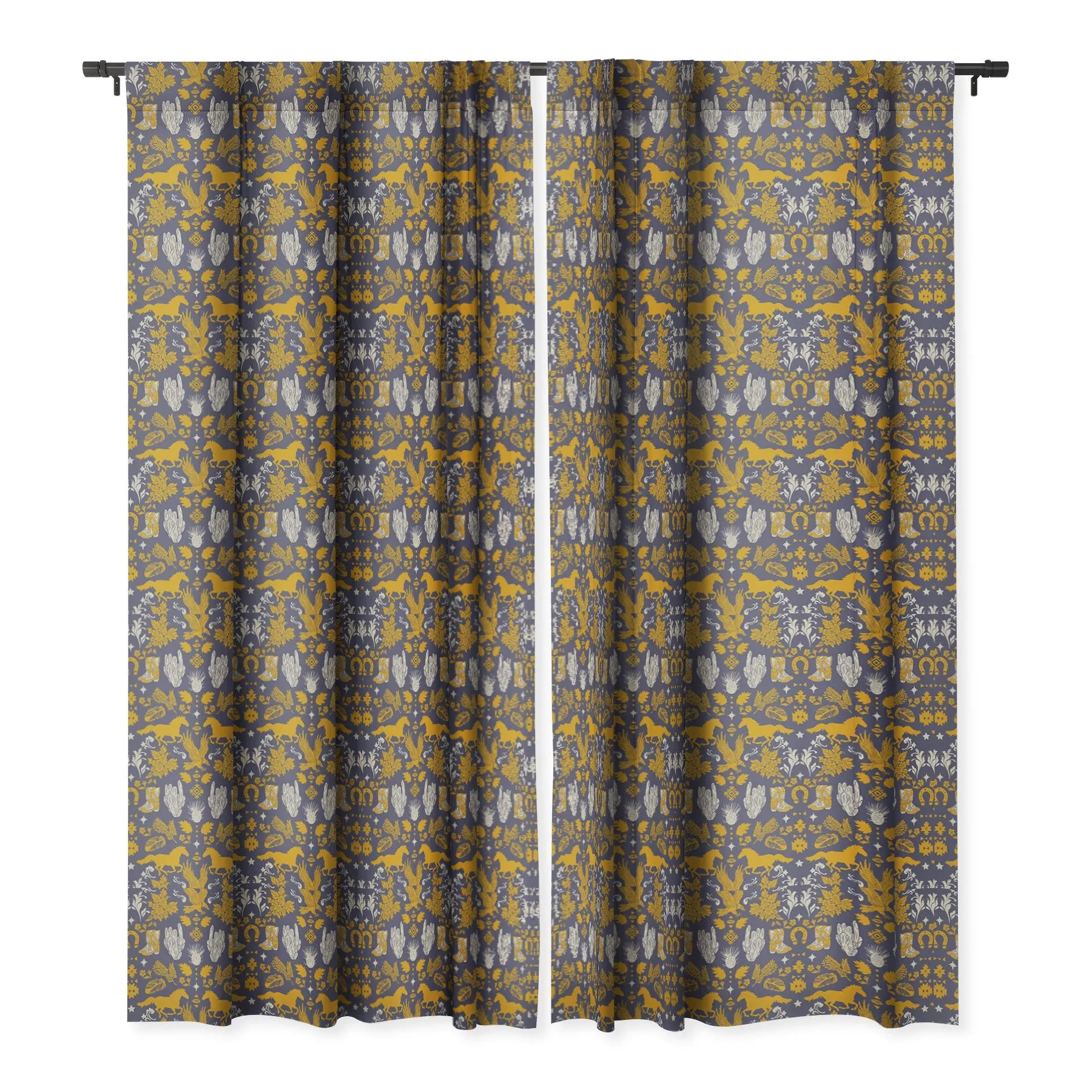 Ole Western Fairytale Blackout Window Curtains (DS)