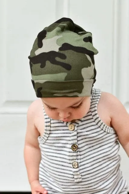 Olive Camouflage | Swaddle/Baby Blanket