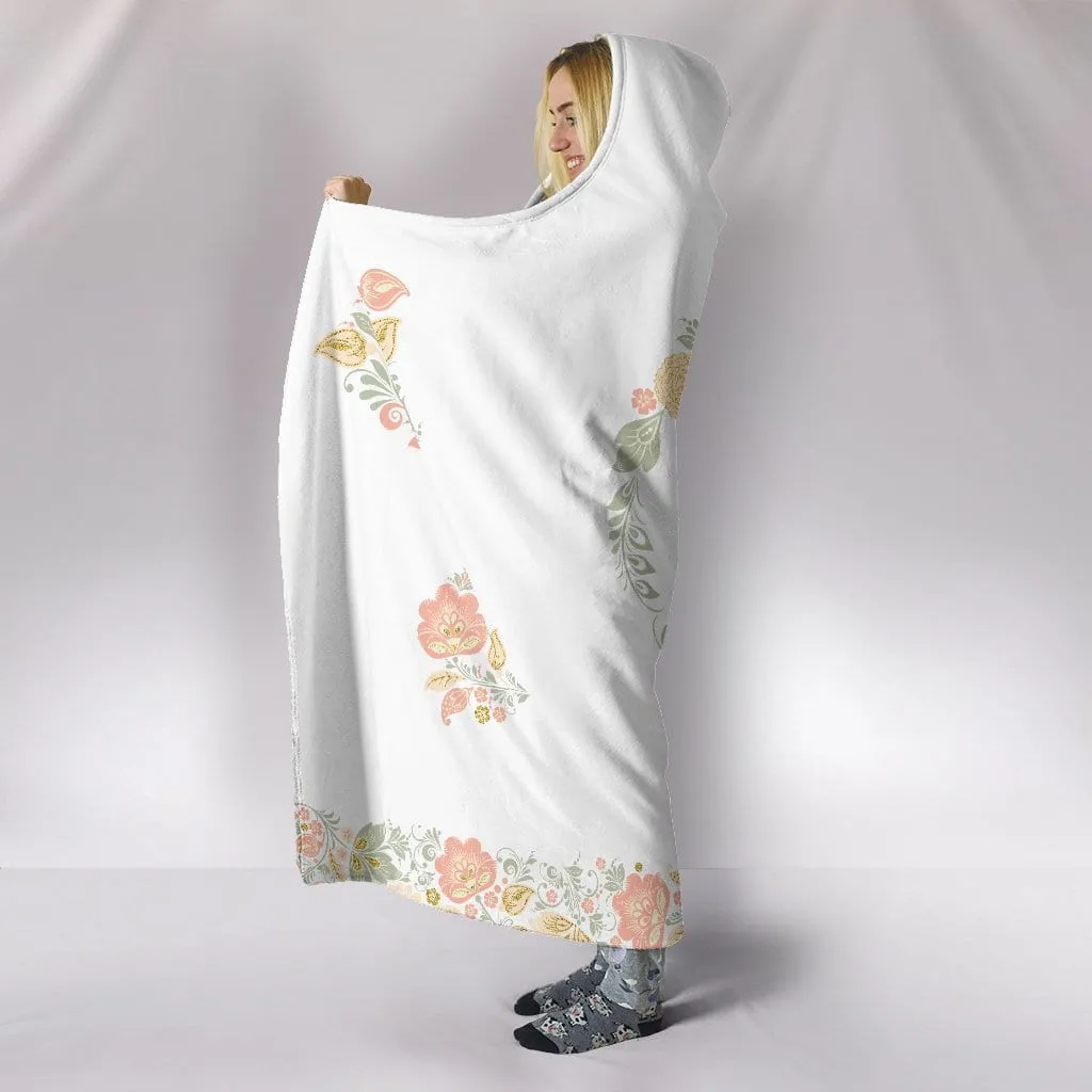 Oma Favorite People Peach Hooded Blanket