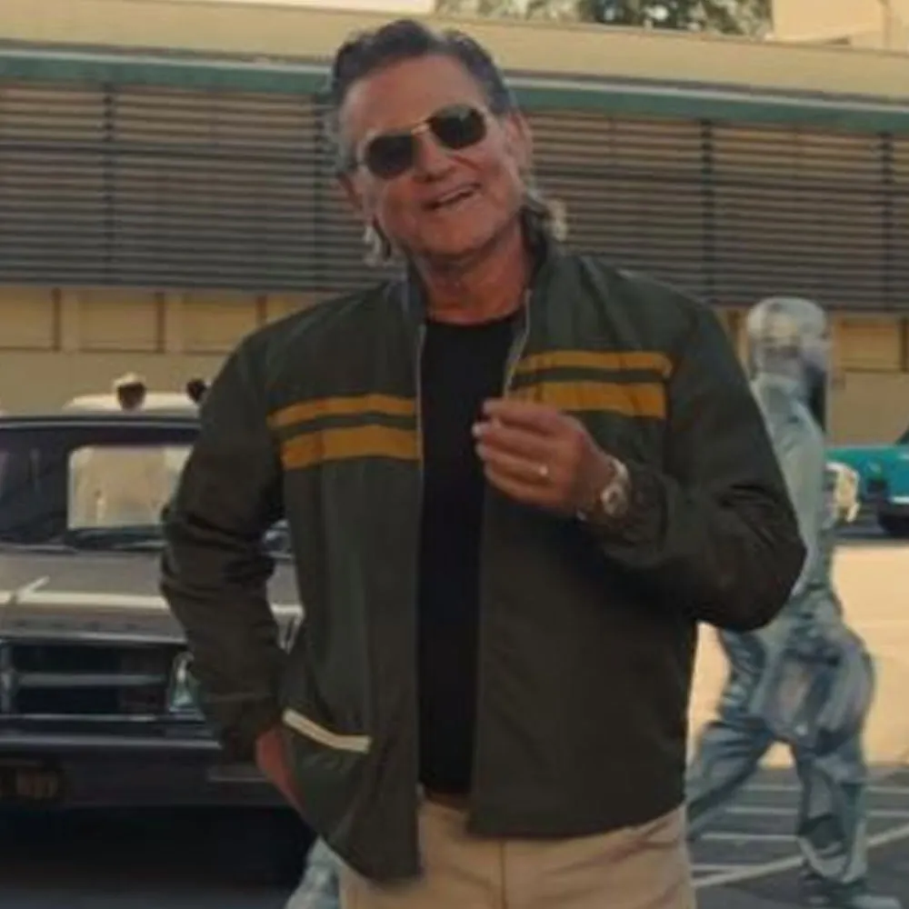 Once Upon a Time In Hollywood Kurt Russell Green Jacket