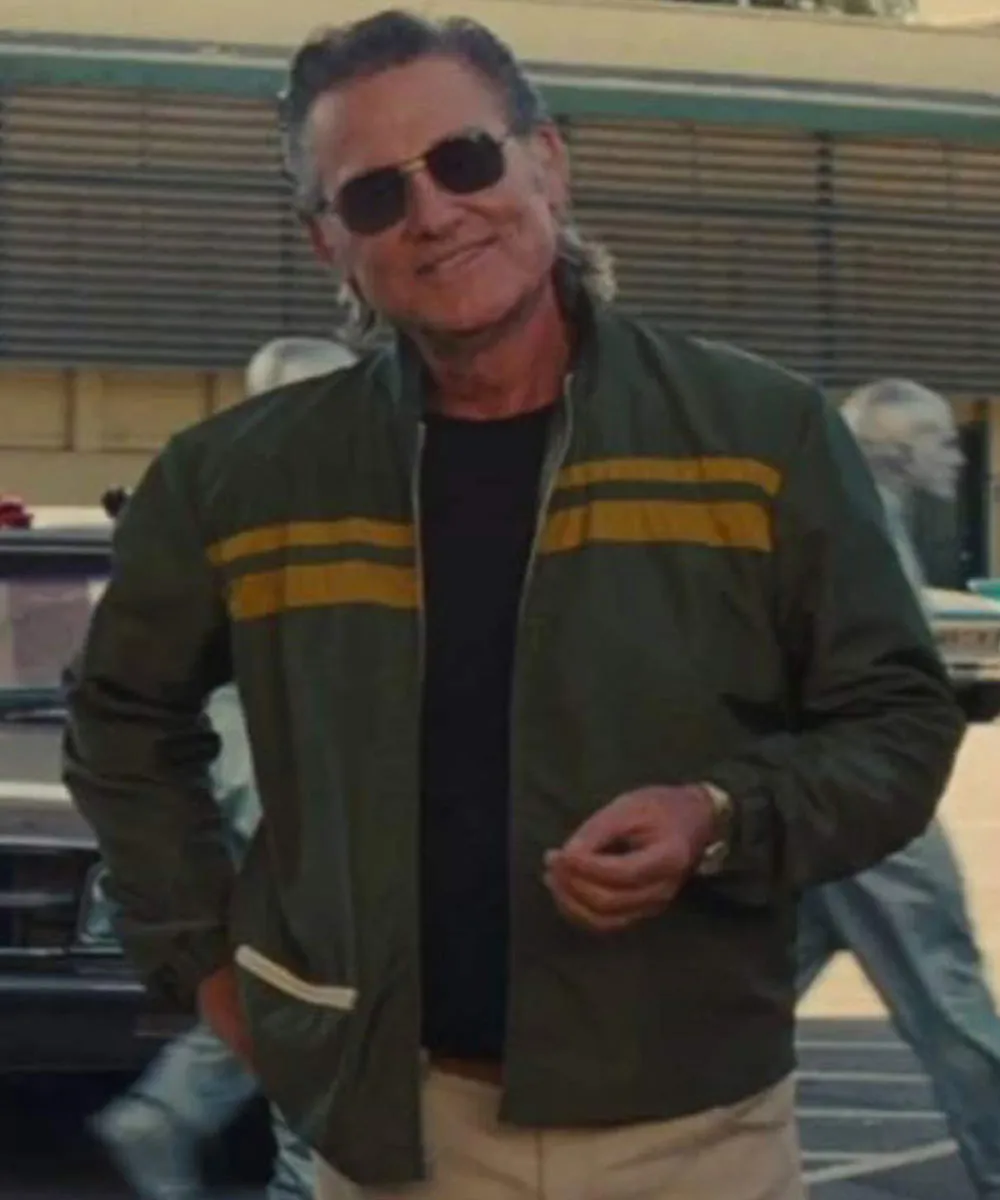 Once Upon a Time In Hollywood Kurt Russell Green Jacket