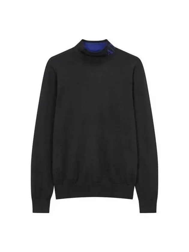 Overseas Station Season Big Chance 8 18 Women s Logo High Neck Wool Blend Pullover Black 270507