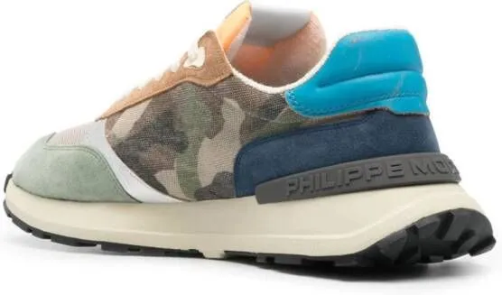 Philippe Model Paris panelled-design sneakers Green