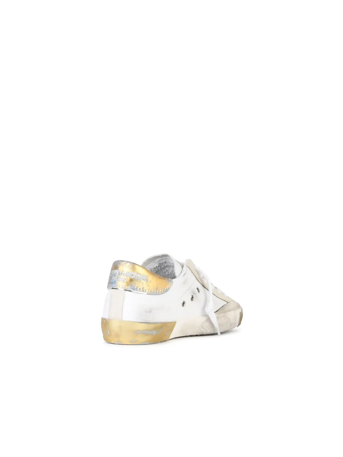 Philippe Model    Philippe Model 'Prsx' White Lear Blend Sneakers