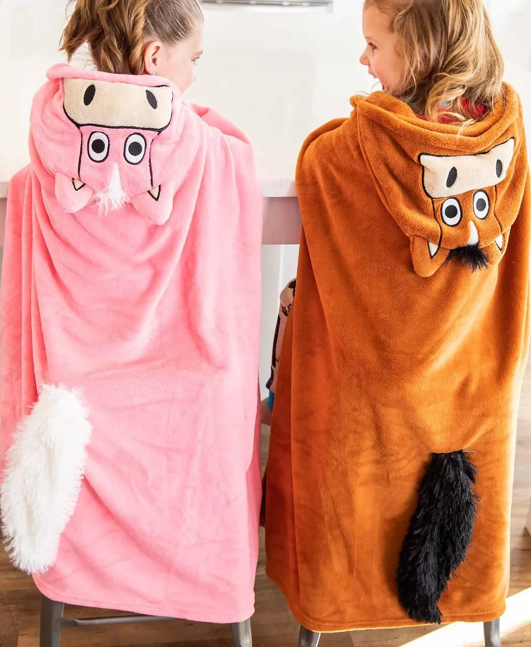 Pink Horse Kid's Hooded Blanket