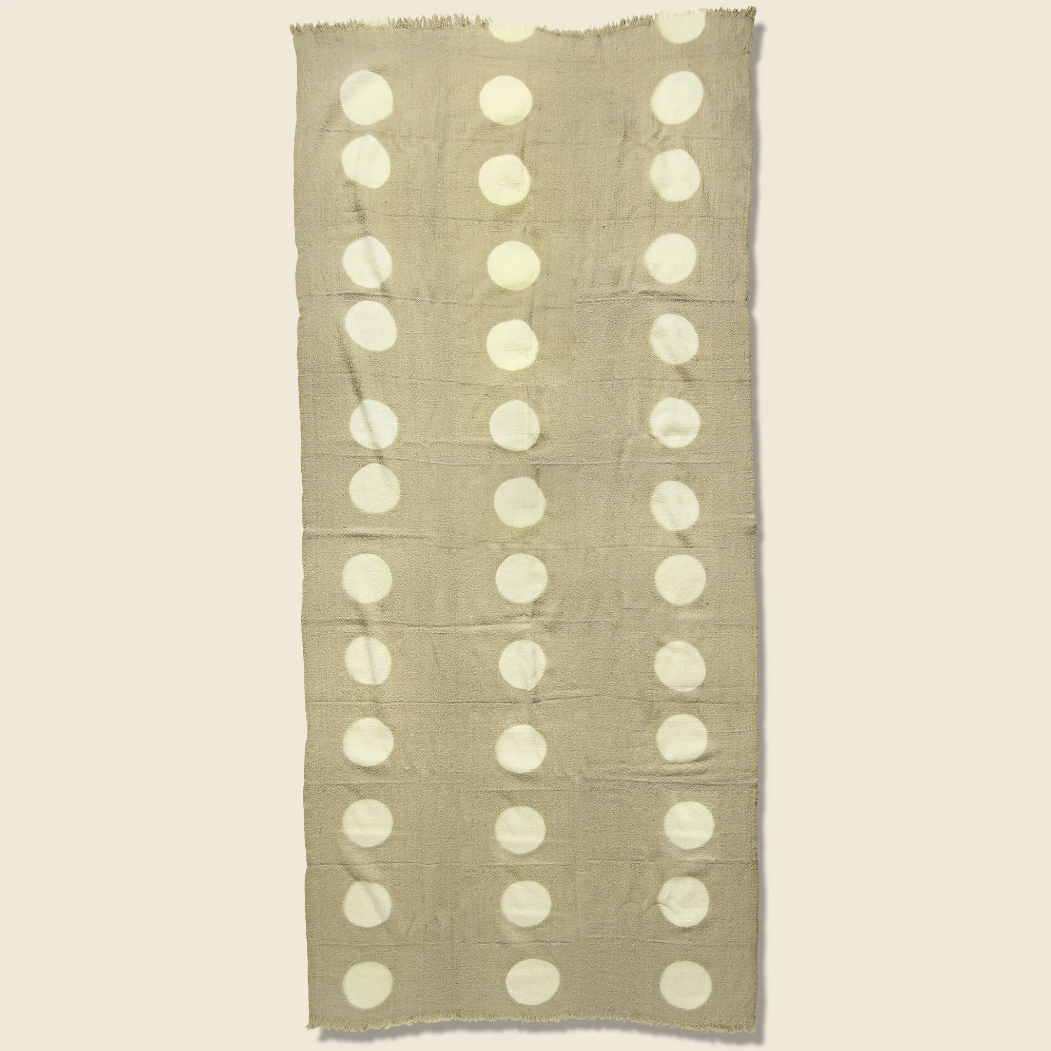 Polka Dot Throw Blanket - Tan