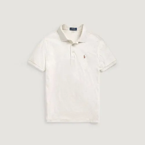 Polo Ralph Lauren Custom Slim Fit Soft Cotton Polo Shirt | L/Grey