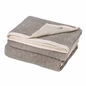 Poyet Motte Sant FE Blanket 100% Wool Blanket 500Gsm - Twin 72 x 90/Bizet/Natural