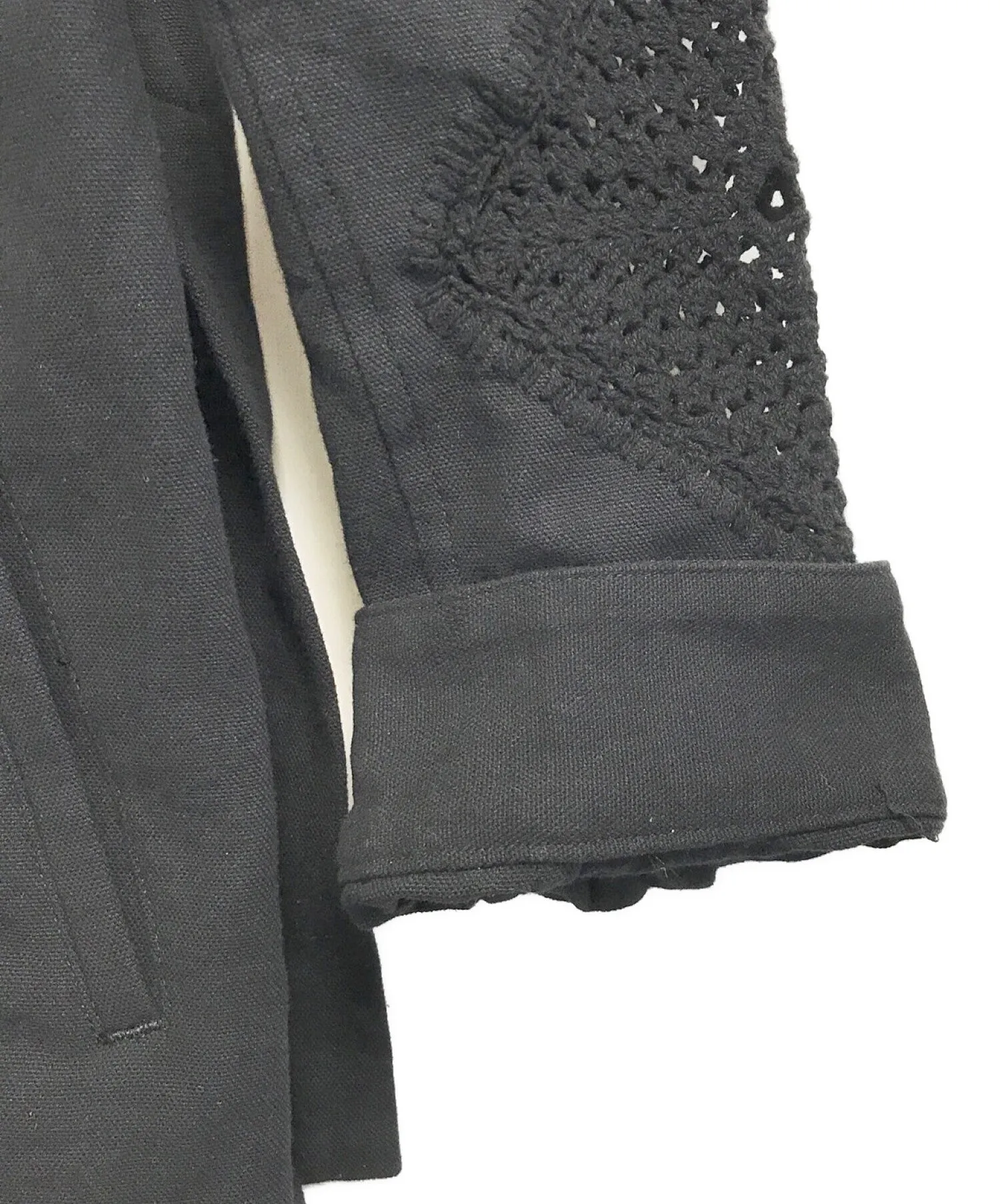 [Pre-owned] Y's Jacket with Cutwork Switching Design YN-J07-014