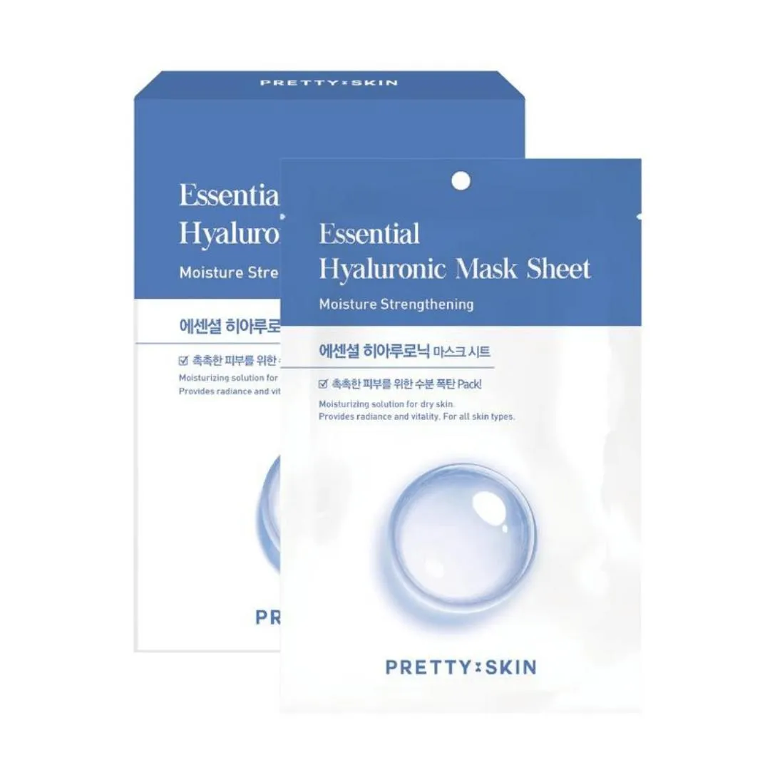 Pretty Skin Essential Hyaluronic Korean Mask Sheet (10s)