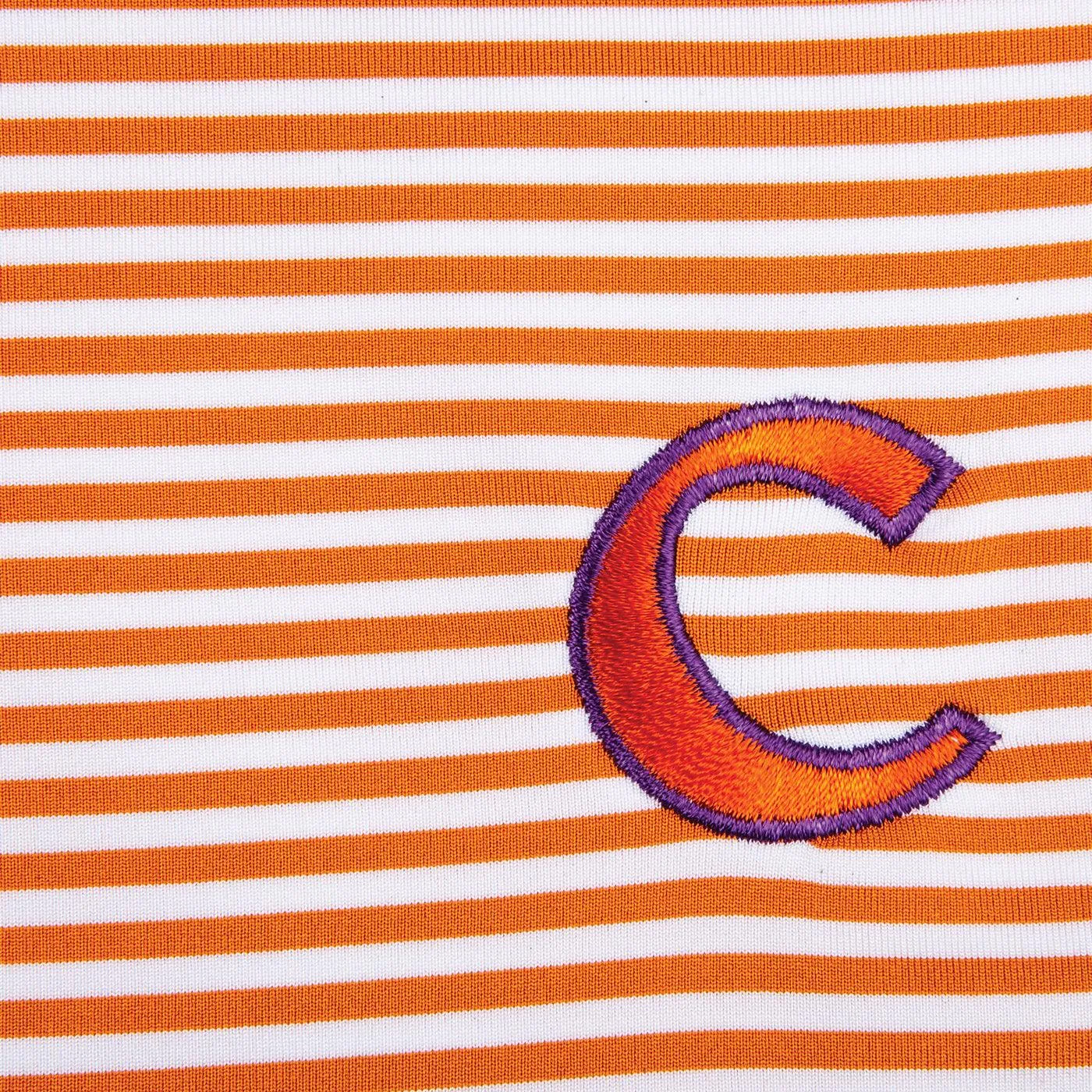 Pro Stripe Clemson C Polo