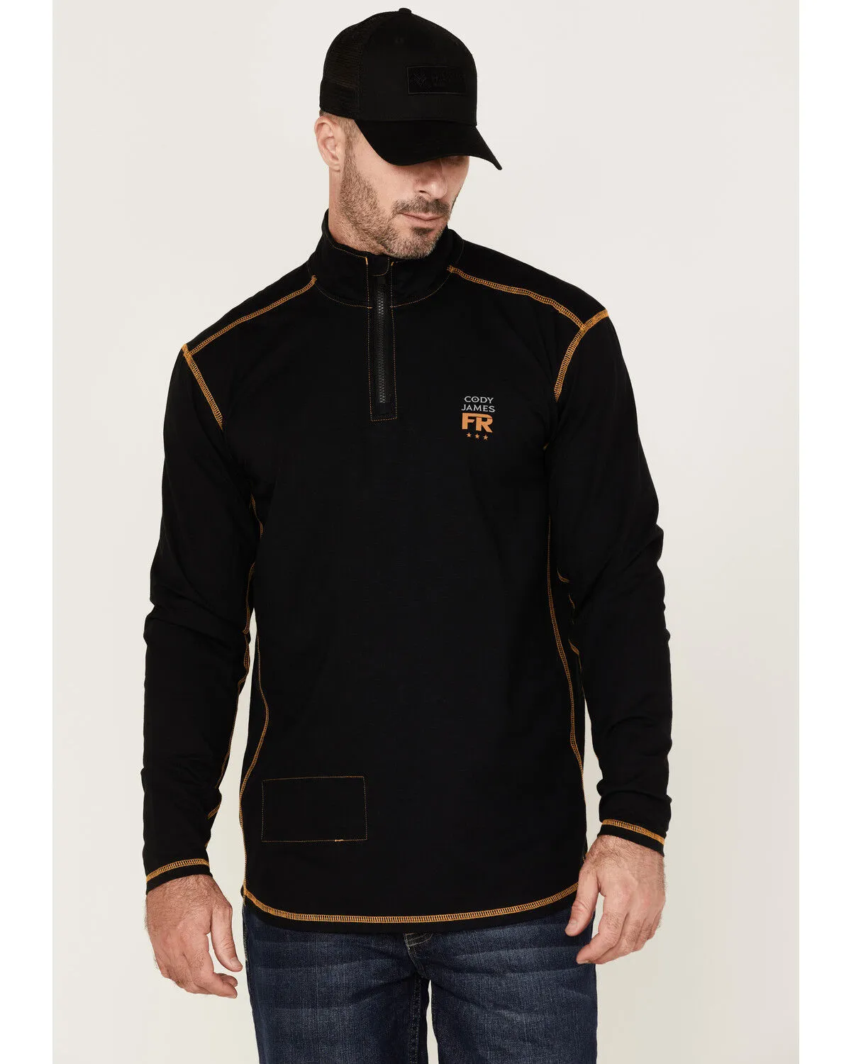 Product Name:  Cody James Men's FR Knit 1/4 Zip-Front Work Pullover