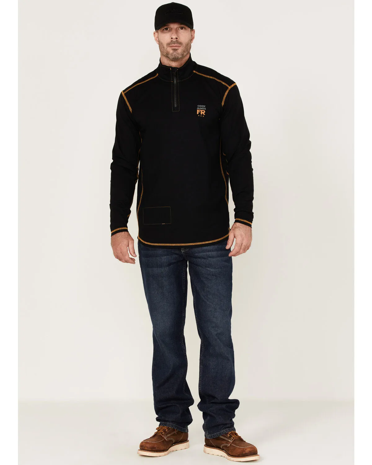 Product Name:  Cody James Men's FR Knit 1/4 Zip-Front Work Pullover